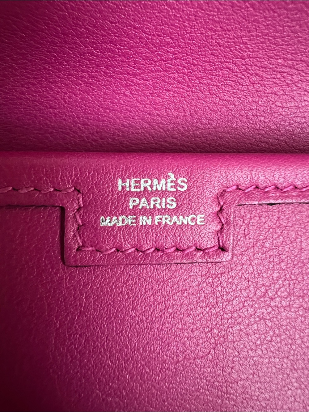 Hermes Jige Elan 29 Clutch In Rose Pourpre Swift Leather - Picture 9 of 14